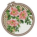 Логотип канала Любим вышивать цветы